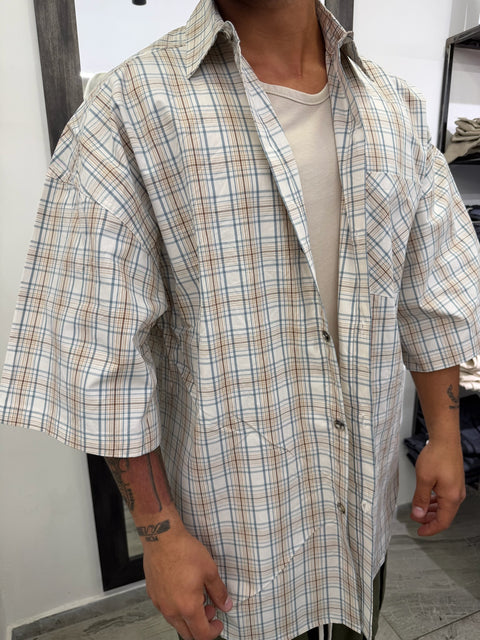 CAMICIA QUADRI OVER