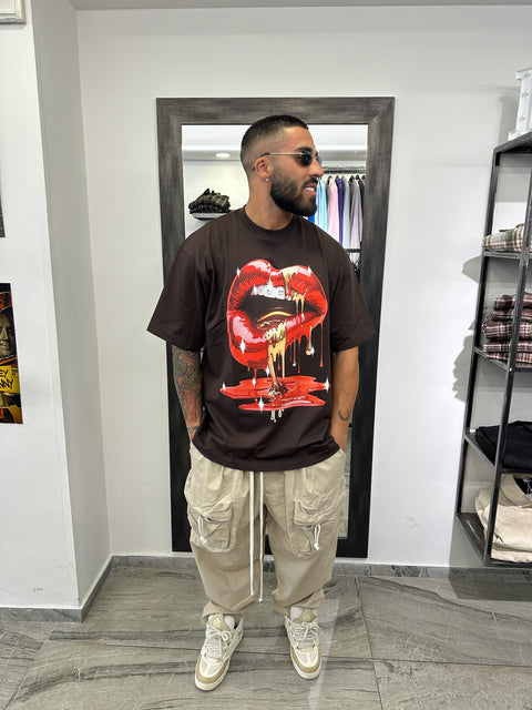 T-SHIRT DRIP LIPS