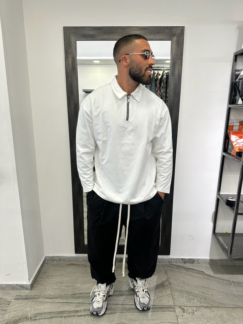 POLO ZIP MANICA LUNGA