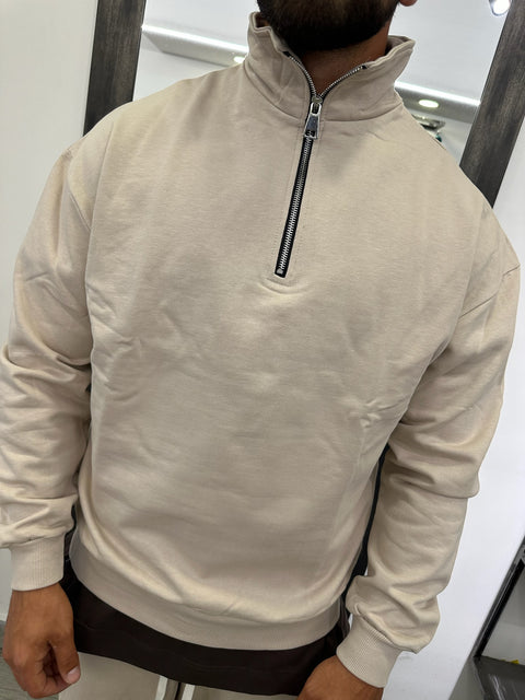 FELPA MEZZA ZIP