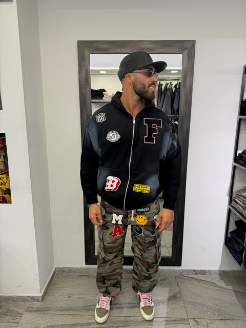 FELPA ZIP PATCH 256