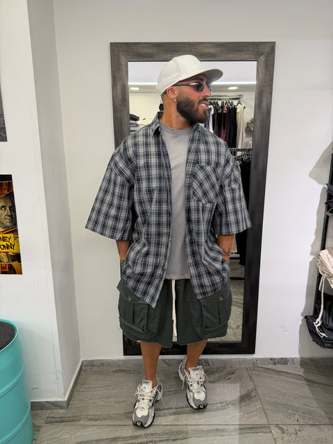 CAMICIA QUADRI OVER