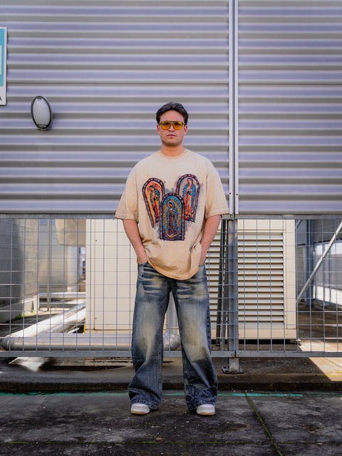 T-SHIRT THREE VIRGIN BEIGE