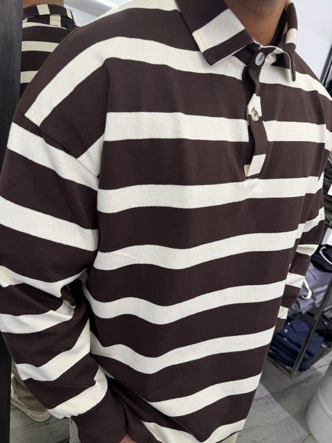 POLO MANICA LUNGA RIGHE