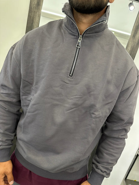 FELPA MEZZA ZIP