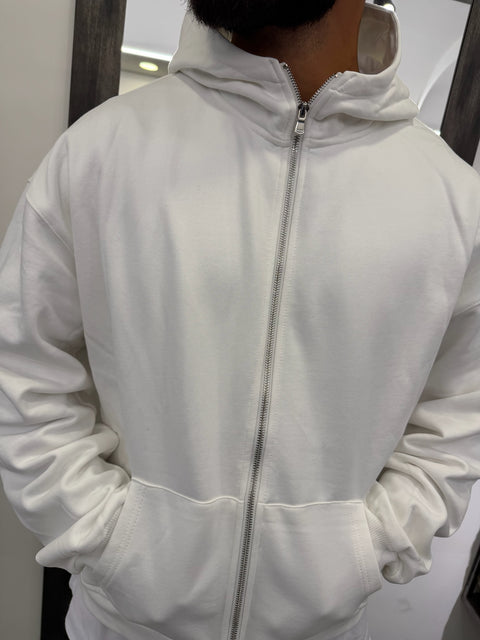 FELPA ZIP CAPPUCCIO (FELPATA)