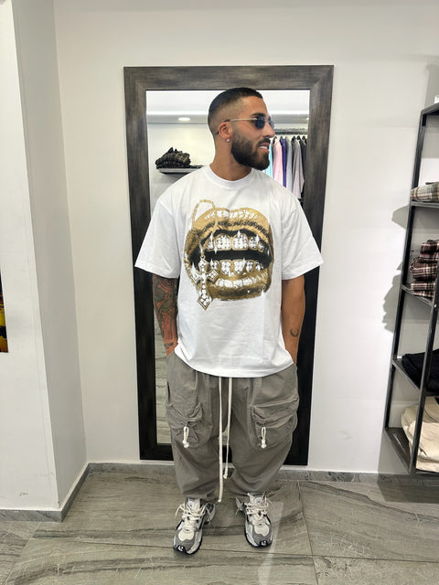 T-SHIRT GOLD LIPS