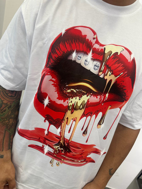 T-SHIRT DRIP LIPS