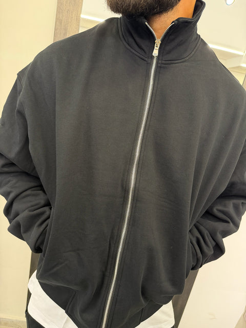 FELPA ZIP COLLETTO (FELPATA)