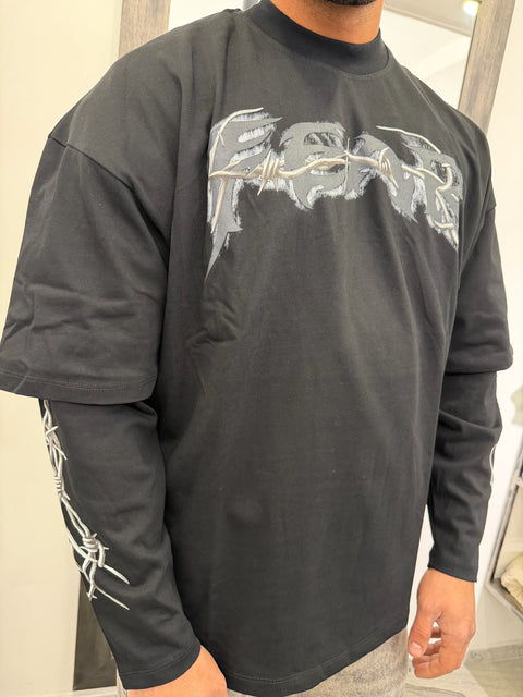 T-SHIRT DOUBLE SLEEVE FEAR