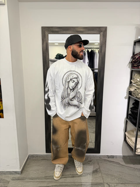 JEANS BALOON SABBIATO