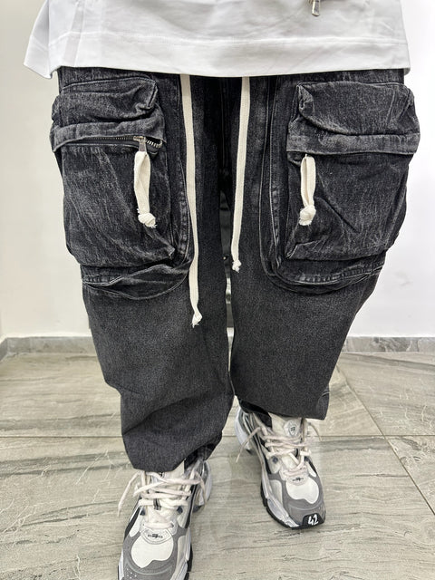 CARGO FRONT DENIM