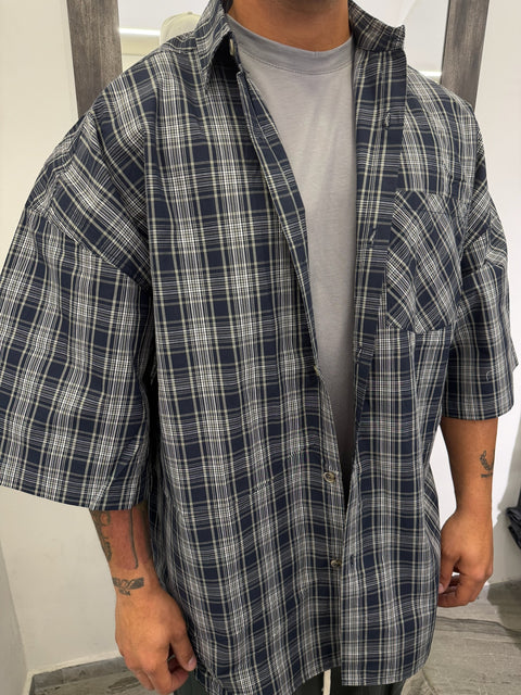 CAMICIA QUADRI OVER