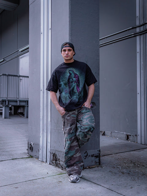 T-SHIRT GREEN VIRGIN