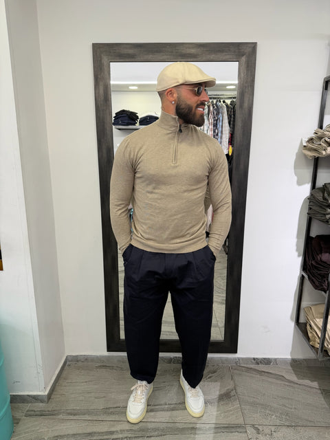 MAGLIONCINO MEZZA ZIP