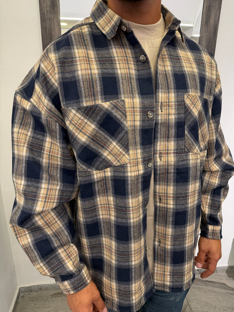 CAMICIA QUADRI OVER