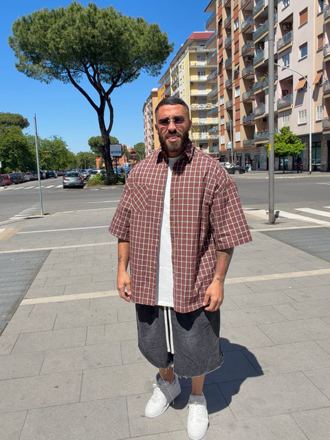 CAMICIA MANICA CORTA QUADRI PRMD