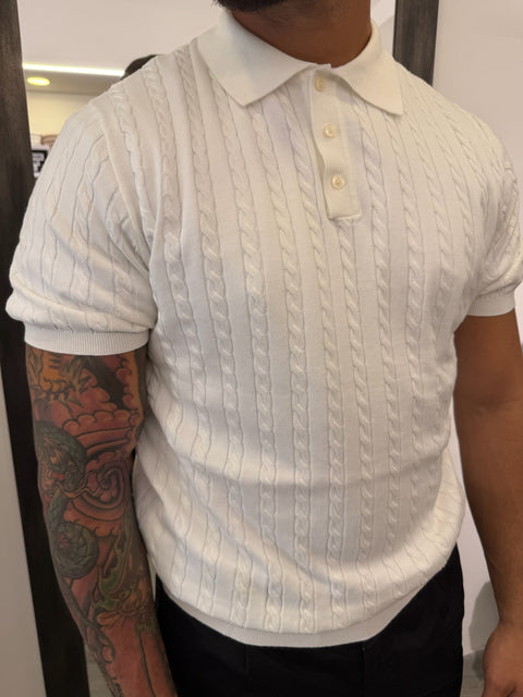 POLO SLIM TRECCIA