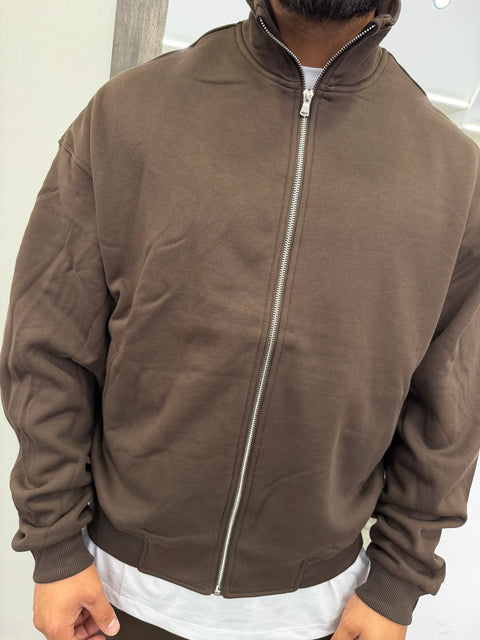 FELPA ZIP COLLETTO (FELPATA)