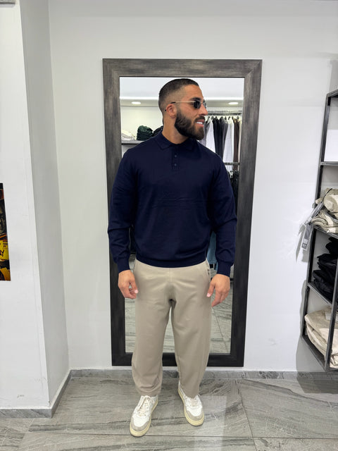 POLO SLIM MANICA LUNGA